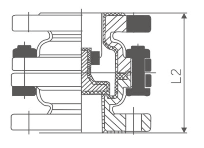 1襯氟升降立式止回閥H42F46(圖2) 1襯(chèn)氟升降(jiàng)立式止回閥H42F46(圖2)